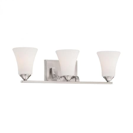 Thomas Treme 3-Light Wall Lamp in Brushed Nickel TV0020217
